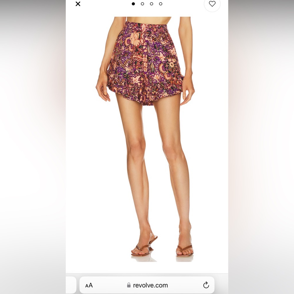 NWT Ulla Johnson Ambre short - Black Currant - size 2